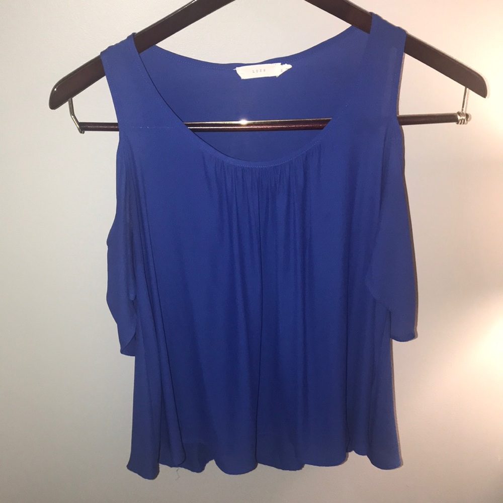 Lush Royal Blue Blouse